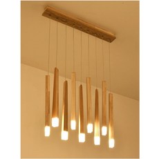 원목 식탁등 복도조명 침실등 긴조명 식탁조명 거실등, 1.5m 롱 플레이트 16구 48구 삼색