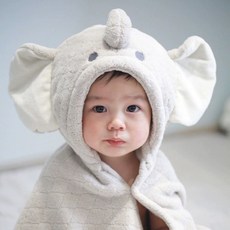 兒童連帽浴巾斗篷 新生兒吸水裹巾 超軟寶寶浴袍 a類
