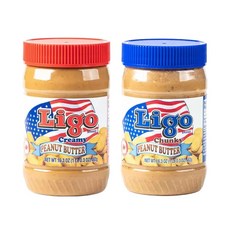 LIGO 땅콩버터 462g 6개 (크리미3+청키3)