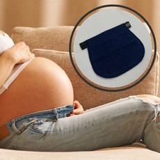 임산부청바지확장 바지연장패드 임부복진청연결끈