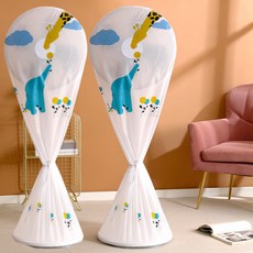 w에이블 스탠드 선풍기 방수 보관 커버 덮개 2pc, 대형 아기코끼리  2개