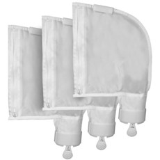 Chuanke 수영장 클리너 교체용 필터 백 폴라리스 280 및 480 수영장 클리너에 적합 (3팩 280 지퍼 클로저 백), 3팩, 280 지퍼 클로저 백