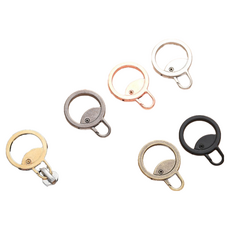 可拆卸拉鍊頭 - DIY拉鍊維修配件，多尺寸金屬拉鍊頭，方便耐用，適用於各種包包、衣物拉鍊維修, 暗黑色, 1個