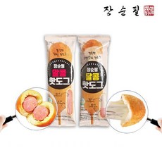 장순필푸드 미니핫도그 50g 알콩핫도그(일반) 달콩핫도그(치즈반소시지반) 10개 /어린이간식/한입핫도그