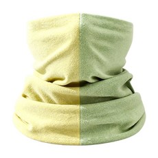 따뜻한 양모닝 스키 야외 활동 엘프 야외 활동 엘프 야외 활동, 녹색 노란색