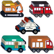 자동차 지퍼백 가방 구디백 선물 포장봉투 20개입, 1세트, 5종 혼합