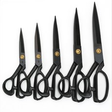 CP009 탐나요 원단 재단가위, 블랙코팅12호, 1개