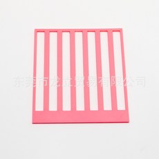 5D鑽石畫模板尺子 升級款, 1個, 方鑽款無手柄 粉紅色
