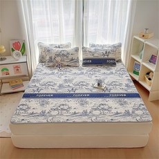 夏季兒童學生冰絲席乳膠涼蓆空調蓆 150x200cm, 凝膠注入記憶棉, 玫瑰騎士