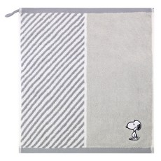 어린이집 고리수건 이름 자수 (5매) 주방행주/핸드타올, 스누피스플릿_회색, 5개