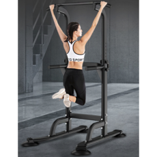 치닝디핑 풀업 딥스 푸쉬업 풀업바 스팟 수평바 가정용 실내 턱걸이 장치 수평바 평행봉 단일 막대 바닥 걸이 피트니스 장비 홈트 METLO 28, 블랙