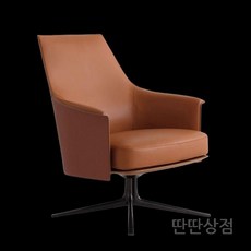 1인용가죽소파 호텔 라운지 로비 1인 리셉션 거실 쇼파 병원쇼파 대기실 사무실, d. 접촉면 톱 소가죽 하이백 색상은 고객센터로 연락