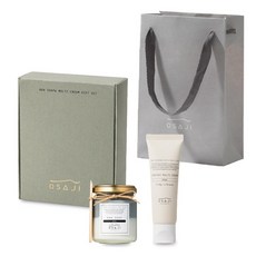 오사지(OSAJI) 로소프멀치크림 선물세트 로소프 Muku100g컴포트 멀치크림50g 쇼핑백 포함, 1개