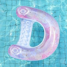 水上漂浮床 水上躺椅 游泳圈 成人水上浮床 U型浮椅 漂浮充氣墊 兒童浮排 游泳神器, 1個, U型躺椅蝴蝶【160斤內】