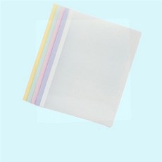 쫄대화일 A4 5컬러 5매입 파일케이스 황화일 쓱템, 1개
