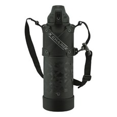 조지루시 X 차지 프로텍트 아머 스테인리스 쿨보틀 1.5L 버클 포함 SDHB15BA, 1개, 블랙