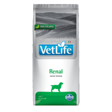 VetLife Renal 犬用腎臟配方 2kg，低升糖，非基因改造，高消化率, 12kg, 1個