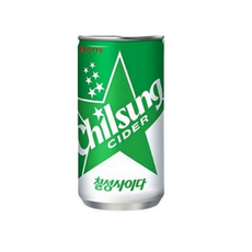 롯데 칠성사이다 캔, 210ml, 5개