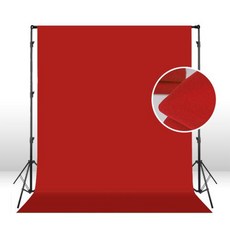 크로마키스크린 촬영용 배경천 사진 모슬린 코튼 그린 크로마 키 촬영 소품 녹색 흰색 검정 회색, 3MX5M, 3MX5M, Red, 1개