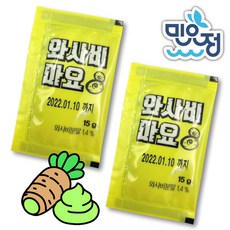 민요정 와사비마요소스, 15g, 50개