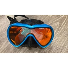 游龍潛水 MR.DIVING 潛水面鏡 單面鏡 反光面鏡, 海藍