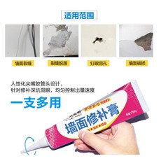 牆壁壁癌汙損修復膏 - 牆面修補、填縫、修復補土 附刮刀, 1個
