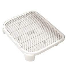 雙層貓砂墊, 象牙白，黃色，白色, 1個