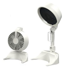 MOKIN 저소음 테이블 레인지후드 USB 충전식 접이식 3단 강력 흡입력 가정용 연기 흡입기 미니 각도 조절 가능, 고객직접설치, 화이트