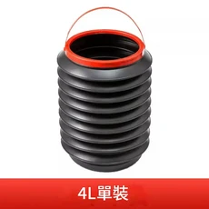 多功能折疊水桶 汽車洗車釣魚兩用 輕巧便攜 藍色5L, 普通摺疊垃圾桶