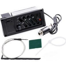 4 밴드 어쿠스틱 기타 EQ 프리 앰프 이퀄라이저 전문 7545R 픽업 나무 액세서리, 1개 × 1개