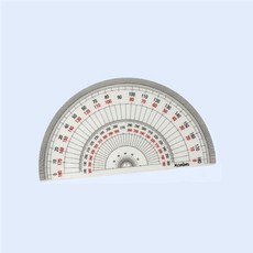 디쓰리포 각도측정 반원분도기 15cm, 1개