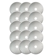 로터리 커터 원단 퀼팅 재봉용 교체품, 1개, 1. Silver