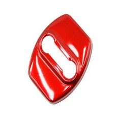 [모터스파이] 현대 호환 전차종 도어스트라이커 기스 오염방지 인테리어 커버 몰딩, 레드