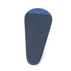 가위 칼집 마모 방지 가죽 가위 커버 휴대용 다기능, 진한 파란색