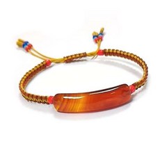 紅玉髓手排中國結手鍊，精選手工編織，寓意吉祥如意，時尚百搭款