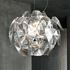 꽃잎 샹들리에 천장등 식탁 조명 거실 화려한 실내 벽걸이 침실, 72cm 따뜻한 빛