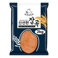 쌀쌀쌀 프리미엄 레드 렌틸콩 햇곡 캐나다산, 1개, 2kg