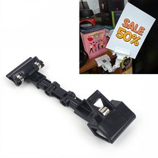 각도조절 표시판 집게 1P 사인물 광고카드 홍보물 장식, 그린