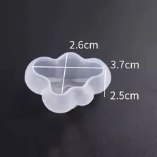 재사용 가능한 구름 모양 몰드 DIY 시멘트 실리콘 비누 아로마 테라피 만들기 홈 데코 1 개, [02] 02