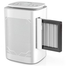 Thecosky 제습기 및 공기 청정기 콤보 HEPA H13 필터 음이온 기능 배수 호스가 있는 1.5kg54온스 물 탱크 24시간 자동 꺼짐 타이머 침실 욕실 옷장