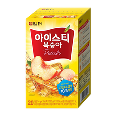 담터 복숭아 홍차, 14g, 20개입, 8개