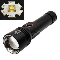 LED 충전식 손전등 야외 라이트 랜턴 후레쉬 줌 서치 48878pc 1(ea)