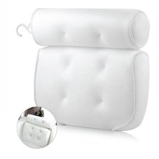 하나하모니 욕조베개 반신욕 등받이 목욕쿠션 편안한 목베개, 1개, 화이트