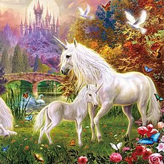 취미퍼즐 퍼즐 1000pcs 1000조각 1000피스 유니콘의 정원 직소퍼즐 PL1303