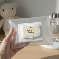 서울압축티슈 국내생산 아기 건티슈 파우치 케이스 또딱이, 1개