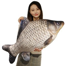 리얼 생선인형 물고기 수산시장 쿠션 고등어 매장소품 로비피시 30cm, 60cm, 카프피시 C