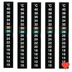 스티커 수족관 온도계, 1개