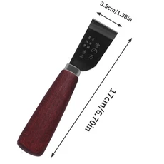 가죽 엣지 스키빙 베벨러 공구 세트 4mm 6mm 8mm 10mm 트리머와 나무 손잡이 스키버 DIY 공예 프로젝트 얇아짐 절단 도구