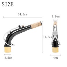 알토 색소폰 넥 벤트 브라스 쉽게 연주할 수 있는 좋은 음색 넥 벤트 전문 관악기 알토 부품 색소폰 액세서리