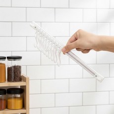 주방 캐비닛 정리 부착식 슬라이딩 걸이 이동형 후크, 1개, 단일상품1